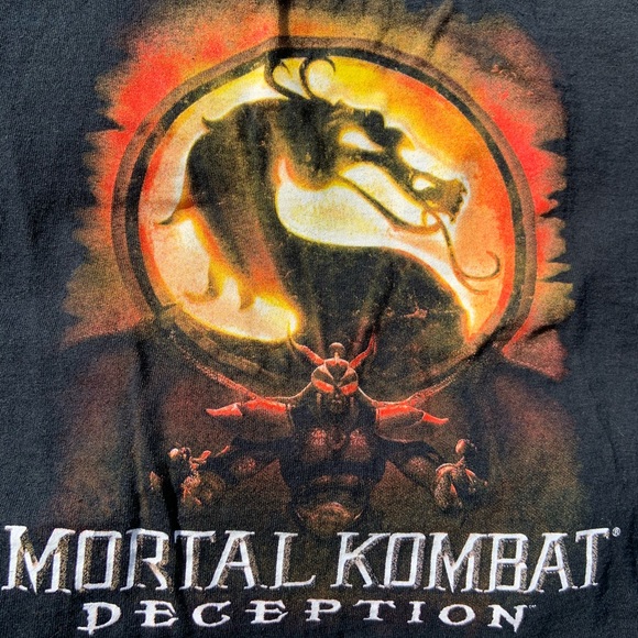 Vintage 2004 Mortal Kombat Deception Promo T-Shirt Midway Games Size Large - Picture 5 of 5